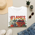 Vintage hotrod with botanicals