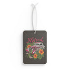 Vintage Hotrod Floral Car Air Freshener — Retro Classic Car Scented Ornament
