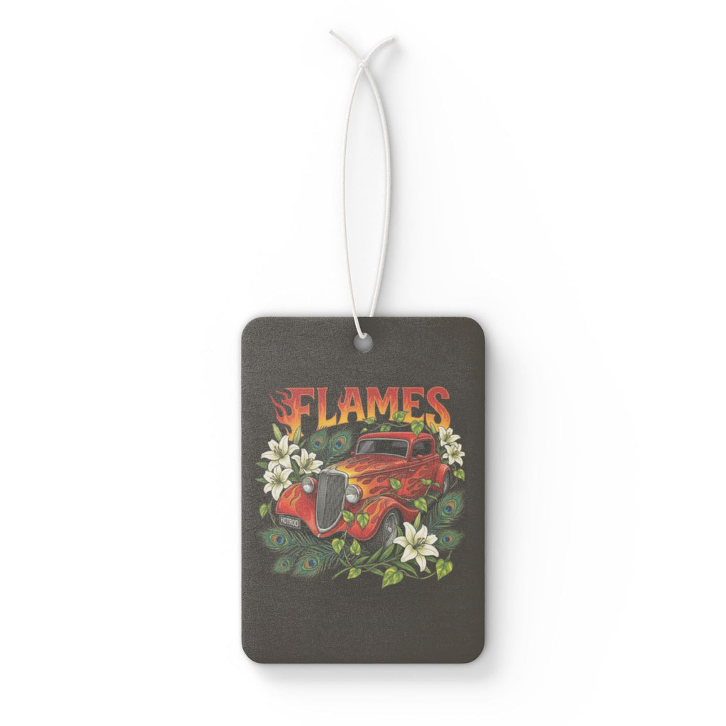 Flames Vintage Hot Rod Car Air Freshener