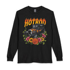 Hotrod Floral Long Sleeve Tee - Vintage Car Graphic Shirt