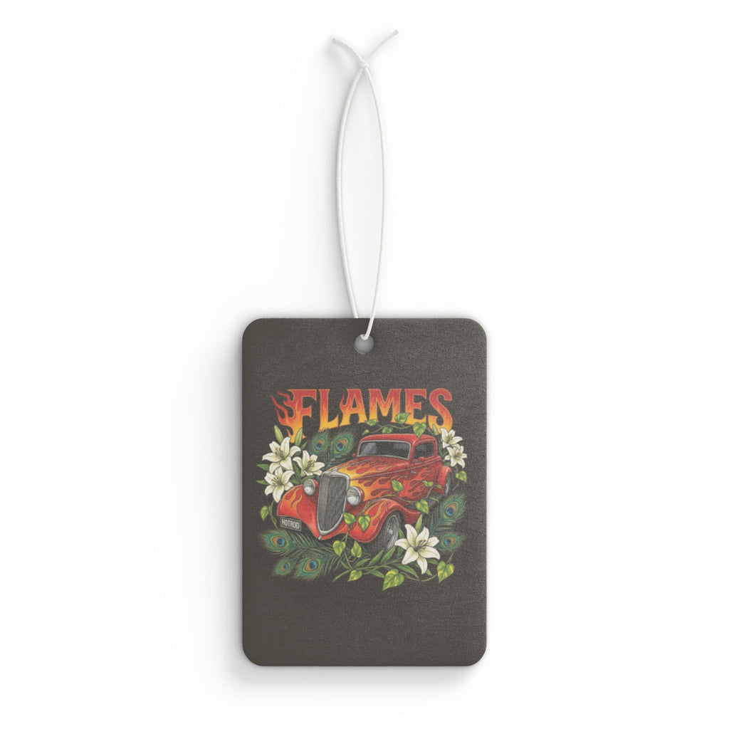Flames Vintage Hot Rod Car Air Freshener