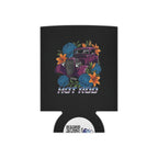 Hot Rod Can Cooler — Vintage Car Floral Beverage Koozie