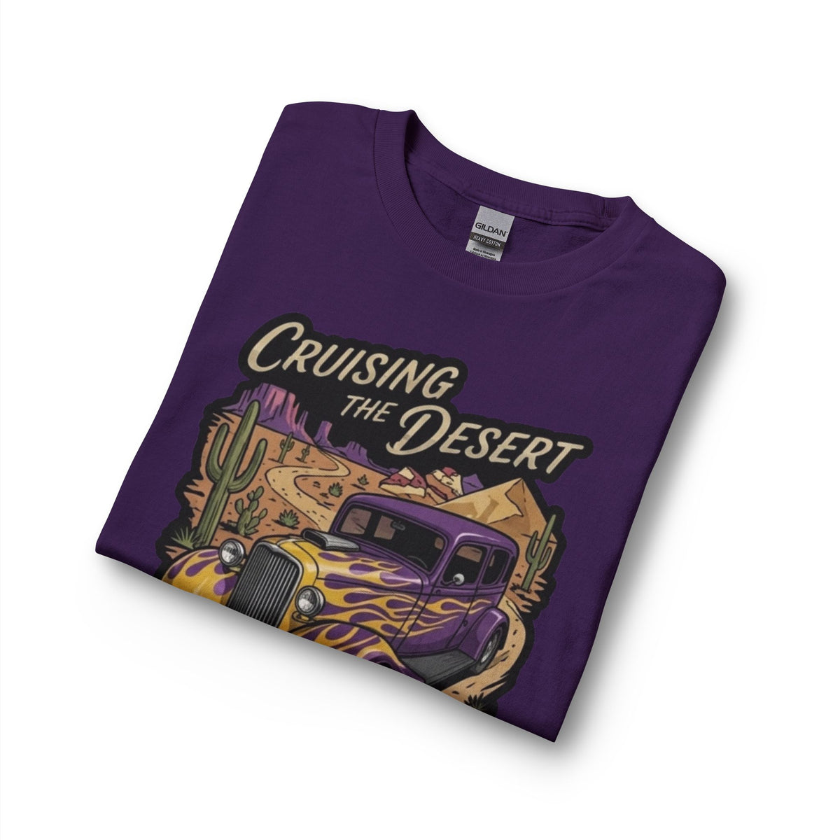 Cruising the Desert Vintage Hotrod Long Sleeve Tee