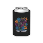Hot Rod Can Cooler — Vintage Car Floral Beverage Koozie