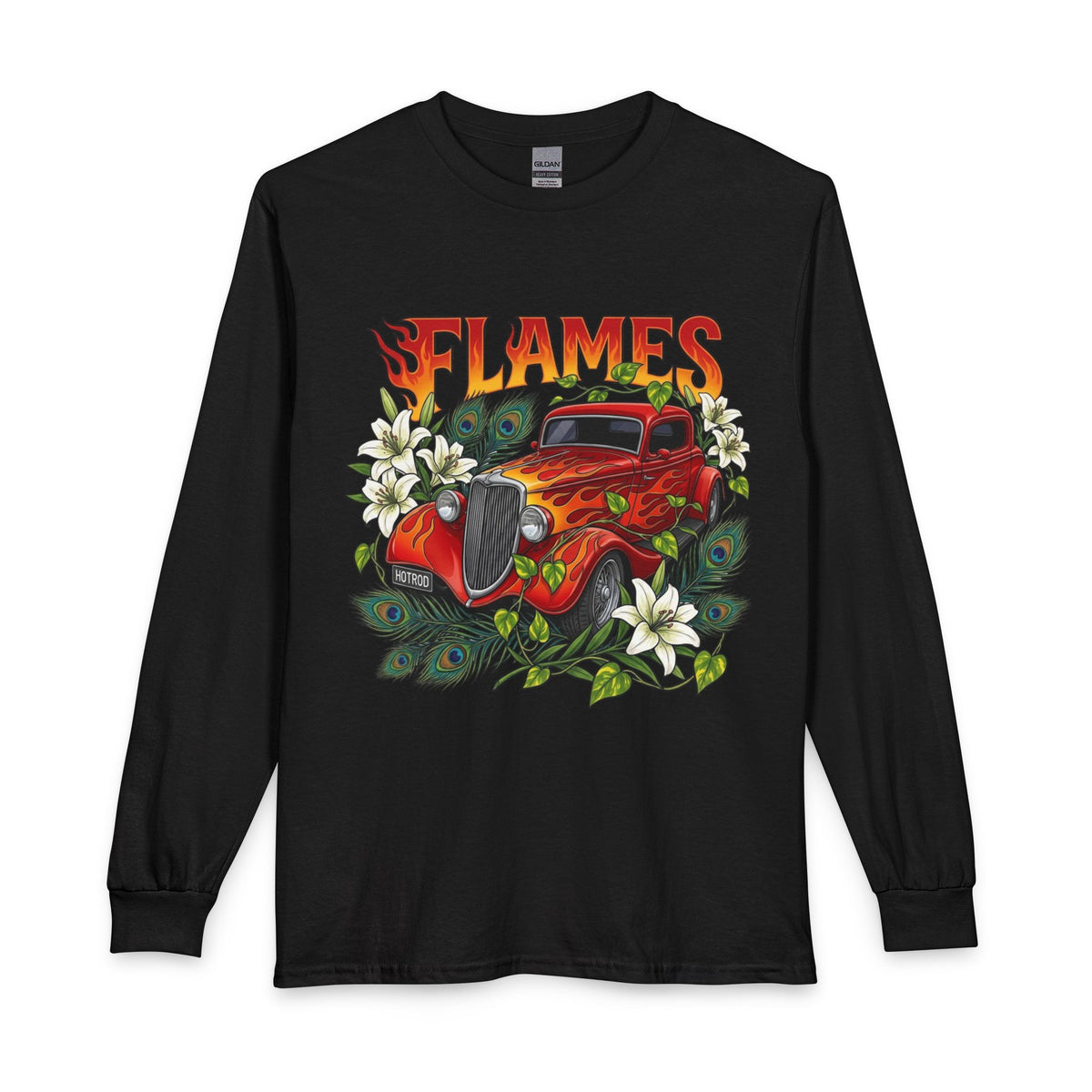 Flames Classic Hot Rod Long Sleeve Tee