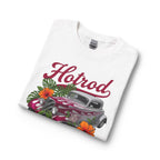 Hotrod Floral Long Sleeve Tee — Vintage Car Graphic Shirt