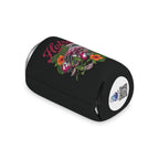 Hotrod Floral Can Cooler — Retro Car Drink Koozie