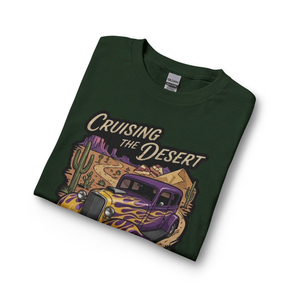 Cruising the Desert Vintage Hotrod Long Sleeve Tee