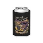 Cruising the Desert Can Cooler with cactus botanicals – Vintage Hot Rod Beverage Koozie