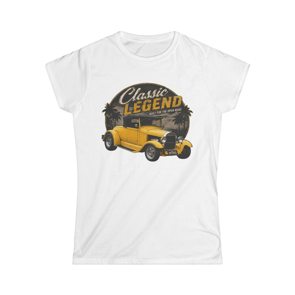 Women's White Tee — Classic Softstyle Short-Sleeve Shirt