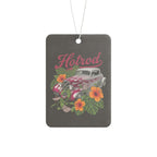 Vintage Hotrod Floral Car Air Freshener — Retro Classic Car Scented Ornament