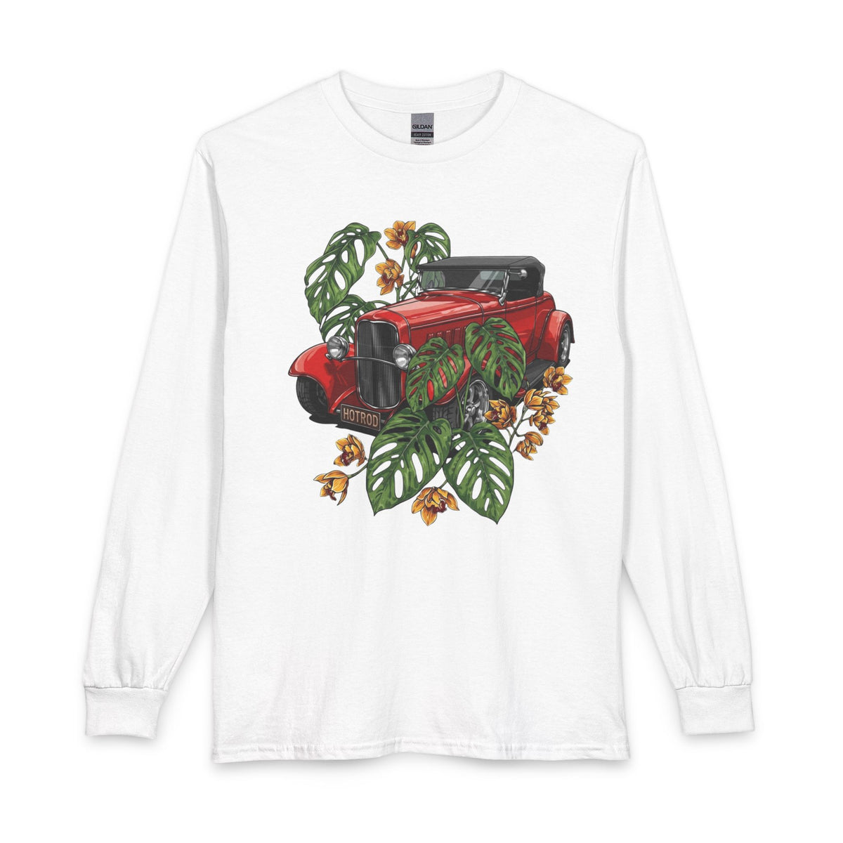 Vintage Roadster Floral Long Sleeve Tee