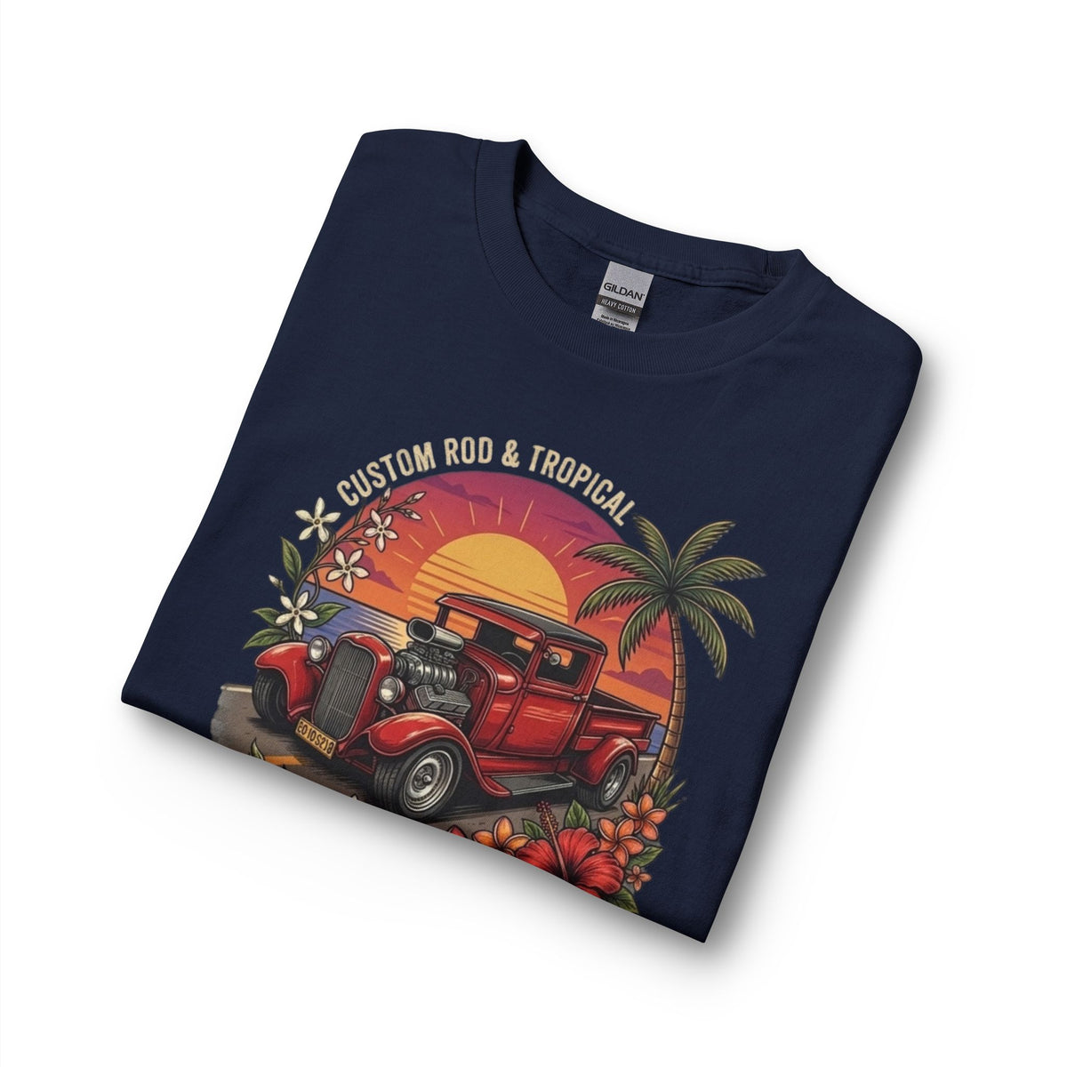 Coastal Cruise Vintage Car Long Sleeve Tee