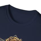 Vintage Botanical Car T-Shirt – Classic Retro Automobile Graphic Tee Bronze