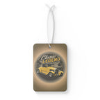 Classic Legend Car Air Freshener — Vintage Yellow Hot Rod Scented Ornament