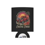 Can Cooler - Coastal Cruise Vintage Car Sunset Design