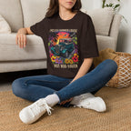 Vintage Hot Rod T-Shirt — "Endless Summer Cruise" Retro Car Sunset Tee with tropical botanicals