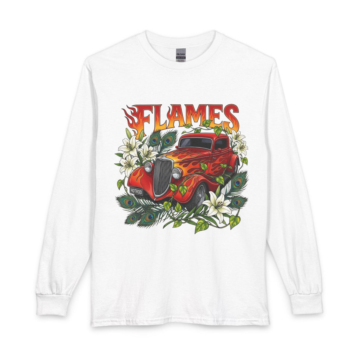 Flames Classic Hot Rod Long Sleeve Tee