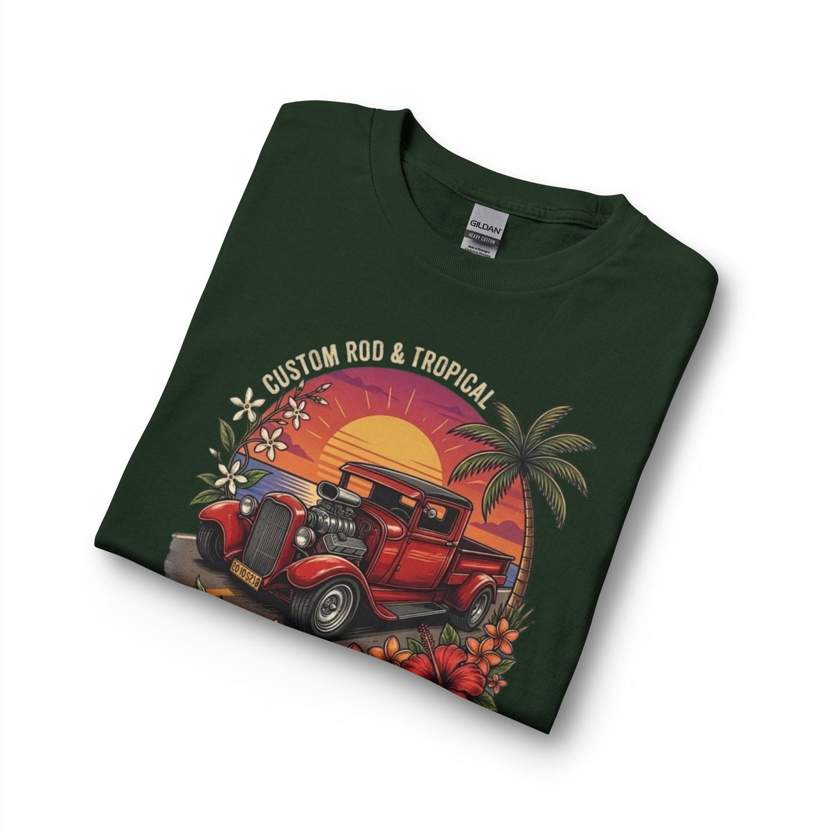 Coastal Cruise Vintage Car Long Sleeve Tee