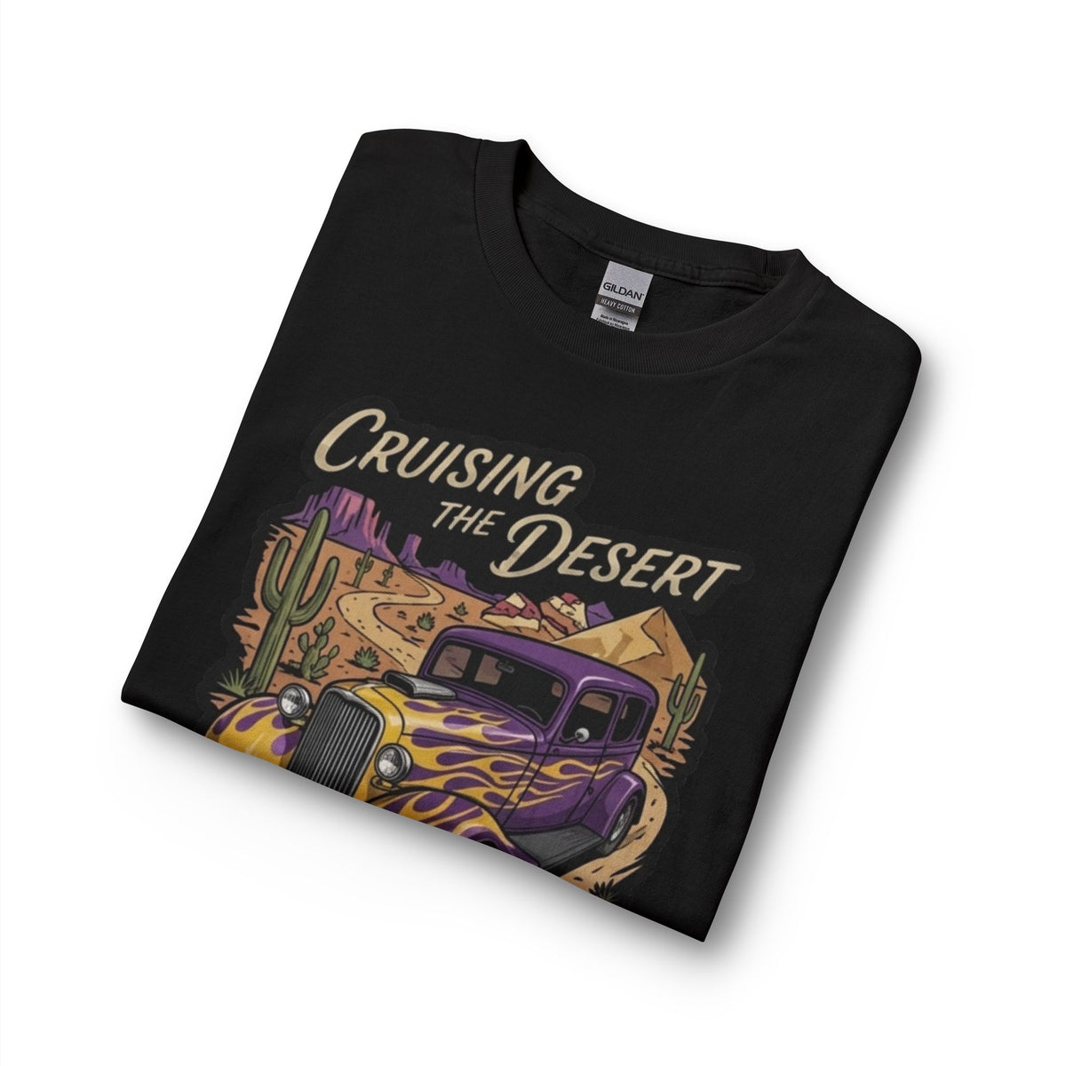 Cruising the Desert Vintage Hotrod Long Sleeve Tee
