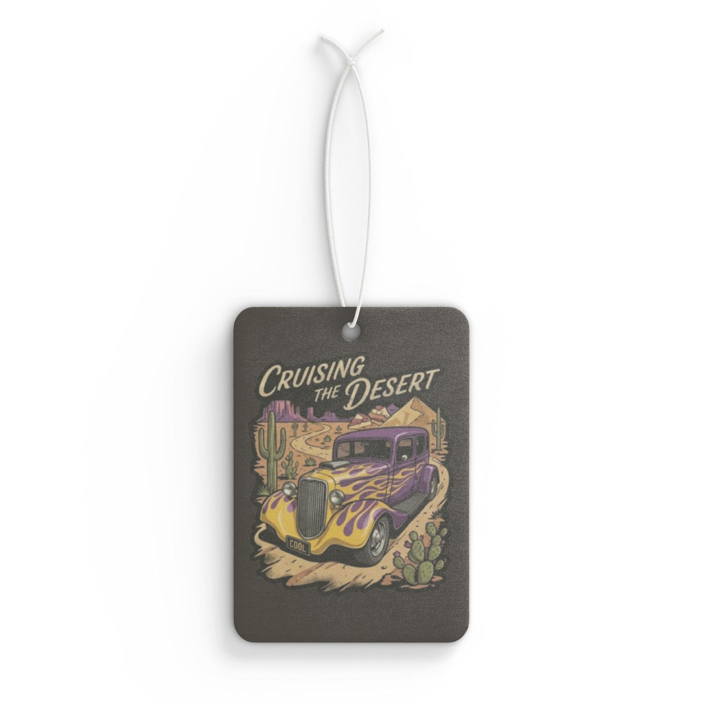 Vintage Hot Rod Car Air Freshener — "Cruising the Desert" Retro Auto Scent