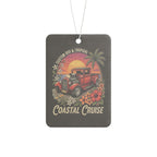 Coastal Cruise Car Air Freshener — Vintage Tropical Sunset Classic Car Scent with botanicals