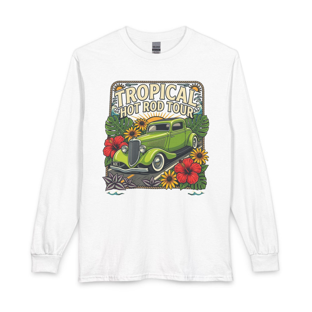 Tropical Hot Rod Tour Long Sleeve Tee