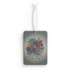 Vintage Truck Car Air Freshener — Retro Hot Rod Floral Design