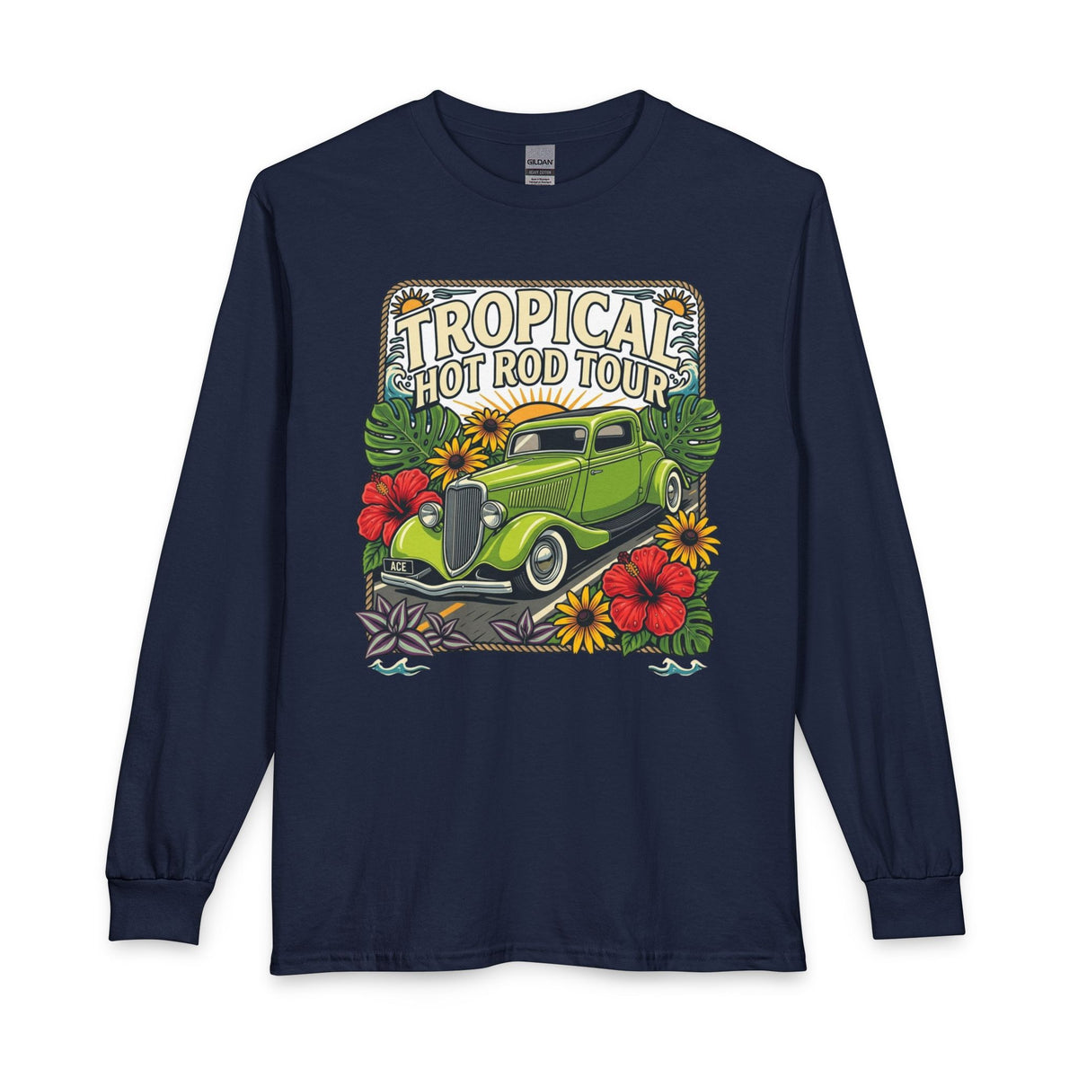 Tropical Hot Rod Tour Long Sleeve Tee