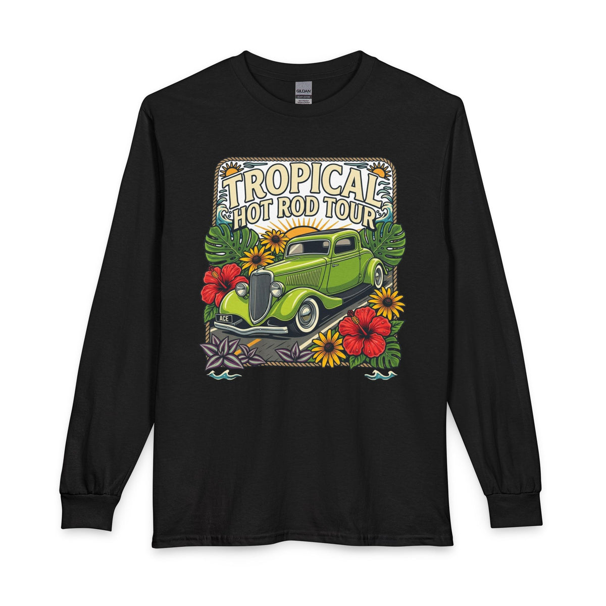 Tropical Hot Rod Tour Long Sleeve Tee